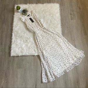 Banana Republic Black and white polka dot dress 6